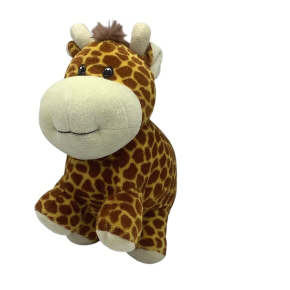 Fiesta Plush Fat Giraffe Stuffed Animal Toy 9" Polyester Fiber Soft & Cuddly - Picture 1 of 9